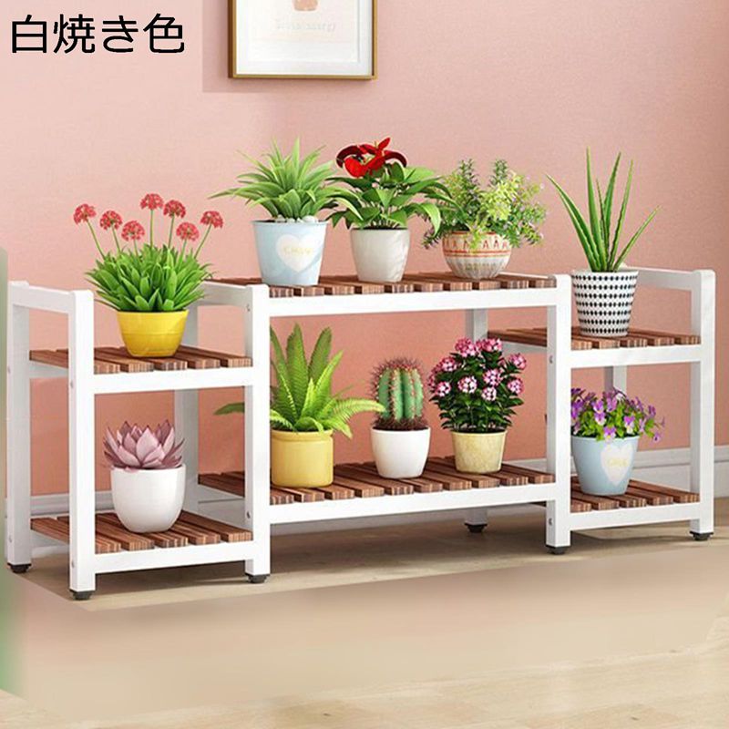　　　 ◆◇◆人気の秘密◆◇◆ 【通気性・排水性が良い】棚板に隙間が空いていて、日当たりと風通しを考慮して設計されているので、植物の成長にも役立ちます。通気性がよく水が溜まりっぱなしになることもないので、腐敗と蒸れを防げるし、根腐れやムレの...