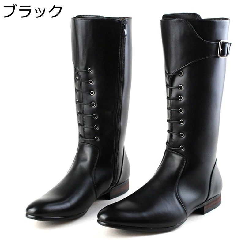 劇団衣装 痩せ ファッション 防臭 エンジニア ライディング コンフォート 走れる 耐磨耗 防水 コスプレ メンズ イベント ジョッキーブーツ バイク ロングブーツ 暖かい ベーシック ノンスリップ