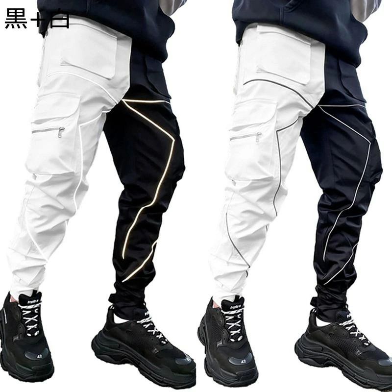 ダンス 長ズボン ジョガーパンツ 秋冬 ヒップホップ ヴィンテージ ゆったり カーゴパンツ ストリートファション テーパード ロング 大きいサイズ アメカジ 通気 サルエル おしゃれ メンズ 2