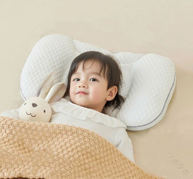 新生児から幼児まで使える絶壁防止まくら 出産祝いに最適 おしゃれでかわいい男の子女の子向けプレゼント 子供枕 赤ちゃん用 0歳 北欧デザインのベビー枕 出産準備 丸ごと洗える洗濯可能 2