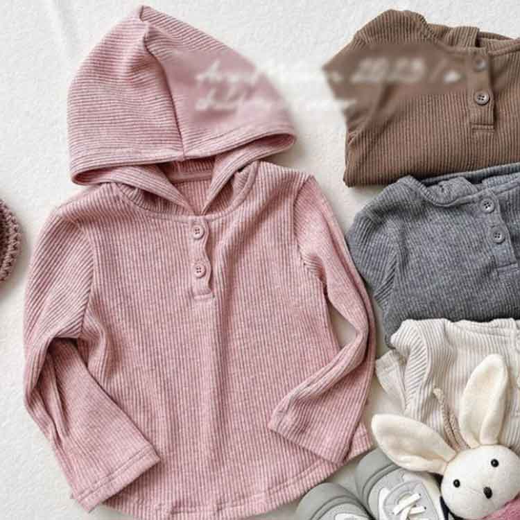 プルオーバー パーカー 春アウター 110 女の子 キッズ フード付き 春 薄手 秋服 イ...