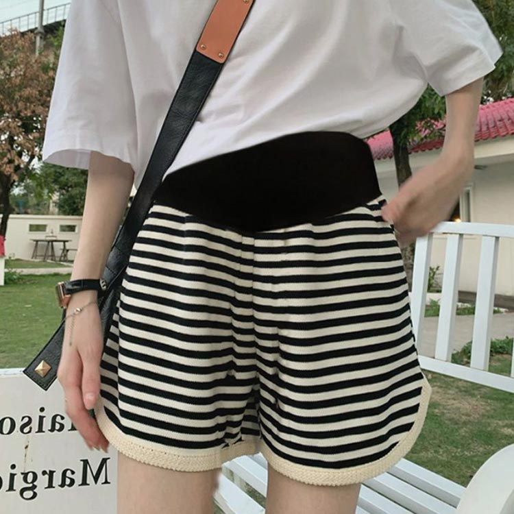 薄手 ズボン ショートパンツ パジャマ シンプル ボーダー マタニティパンツ 無地 ルームウェア ゆったり 夏用 マタニティパンツ 部屋着 リラックス 春夏 半ズボン 短パン ウエア ハーフパンツ マタニティウェア おしゃれ 普段着 春 夏 ショート ルームパンツ