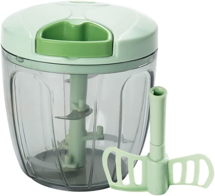 フードチョッパー 大容量 900ml 5枚刃 幅約12.5×高さ約14.5cm ふたも洗える 泡立てのパーツ付き