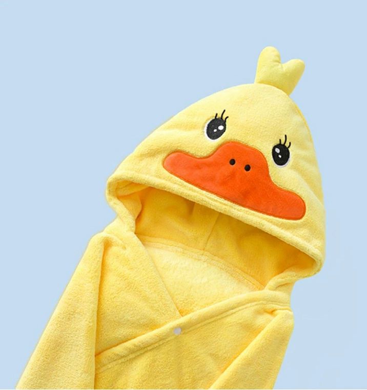 シャワー後 動物 男の子 アニマルフード バスタオル お風呂上りや、プールにレジャーに大活躍！キッズ タオル フード付き 着るバスタオル 女の子 ラップ お風呂上り ルームウェア 3