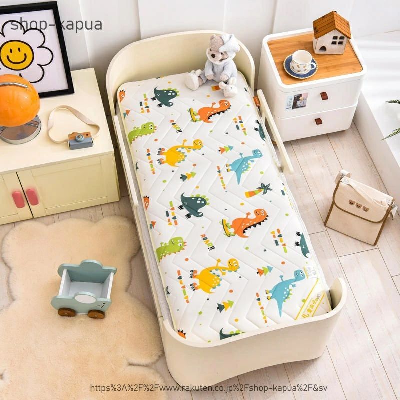 ソフトエアレーション 折りたたみ かわいい 洗える 【送料無料】子供用 ベッドパッ...