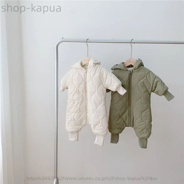 出産祝い 赤ちゃん ジャンプスーツ ロンパース 冬服 防寒 長袖 内祝い かわいい おしゃれ 冬 【送料無..