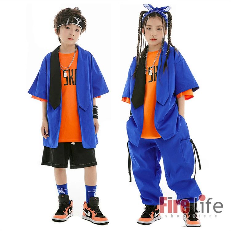 商品情報素材ポリエステル、コットン商品内容単品：オレンジTシャツ　/青シャツ　/ハーフパンツツ　/ロングパンツセット青シャツ+ハーフパンツ青シャツ+ロングパンツハーフパンツ3点セット:オレンジTシャツ+青シャツ+ハーフパンツロングパンツ3点...