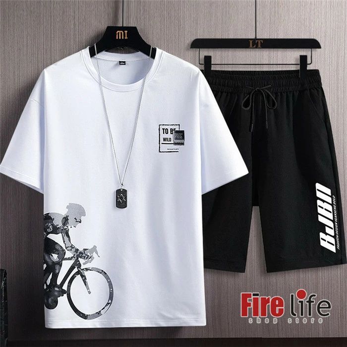 スポーツウェア 父の日 上下セット ルームウェア おしゃれ 運動着 夏 半袖Tシャツ ジャージセット セットアップ M〜5XL ハーフパンツ メンズ
