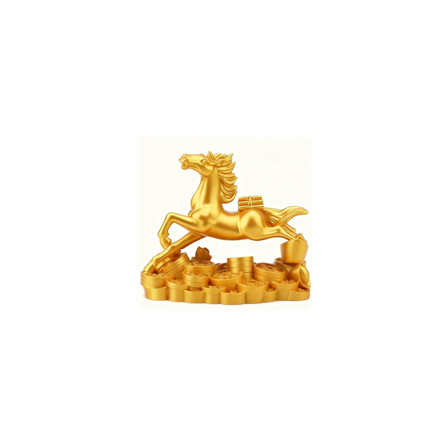 樂天商城 - 玄関 令和8年 商売繁盛 (D 開運 招財 財運 金運 うま 馬 7cm＊4cm＊5cm) 2026年 新年干支の午 縁起物 新年 贈り物インテリア 風水グッズ 金馬 置物 厄除け コンパクト 午年
