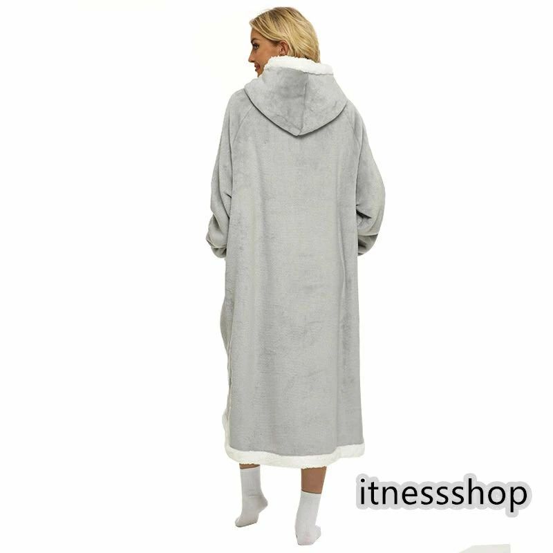 ブランケット ルームウェア もこもこ ふわふわ 大きいサイズ 大きいサイズ ロング やわらかい 大人cmcm 冷え性 冬 ポンチョ 裏ポア レディース 可愛い 着る毛布 ひざ掛け かわいい ワンピース メンズ 3