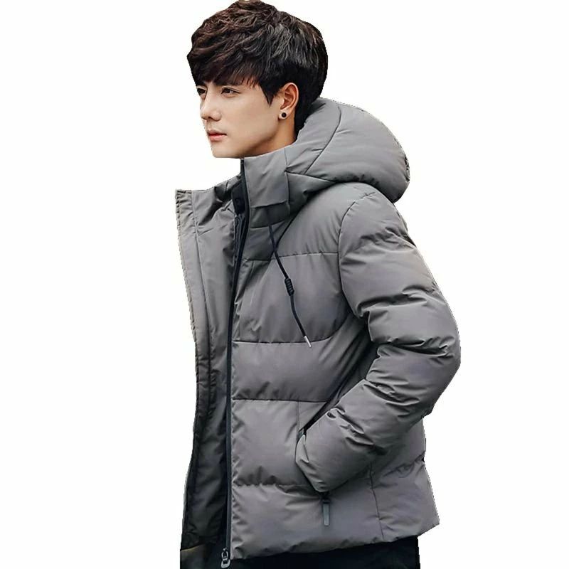 ライトダウン 中綿入り ダウンコート メンズ 厚手 中綿ジャケット フード付き メン...