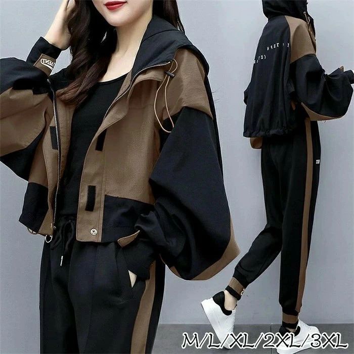 着痩せ 秋 旅行 ジャージ シンプル 修学旅行 スポーツウェア 春 冬 レディース スウェットパンツ おしゃれ セットアップ 長袖 スエットパンツ 上下セット 運動着 大人 スリム