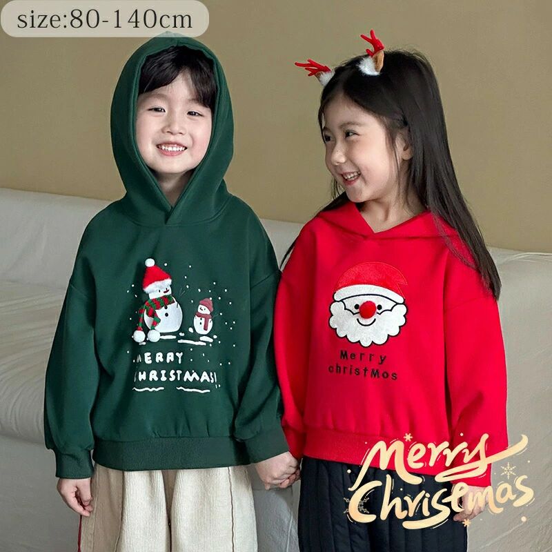 普段着 長袖 カジュアル 記念写真 子供 パーカー コスチューム 撮影 ベビー 可愛くインスタ映え 女の子 雪だるま パーティー 兄妹揃い 赤ちゃん キッズ衣装 クリスマス プレゼント トレーナー サンタさん 出産祝い ベビー服 男の子 大きいサイズ 冬