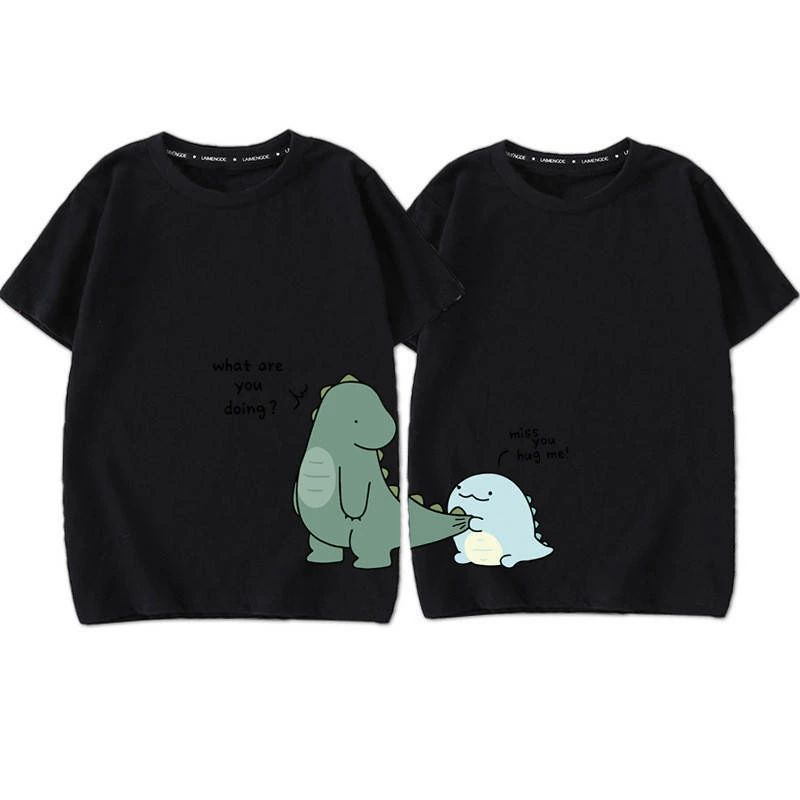 半袖 親子コーデ Tシャツ イエロー リンクコーデ 恐竜 ママとお揃い 親子コーデ ホ...