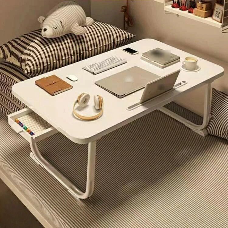 折りたたみテーブル ベット用テーブル ミニテーブル 在宅勤務 折りたたみデスク ローテーブル 可愛い トレーテーブル テレワーク 在宅 机 [2]