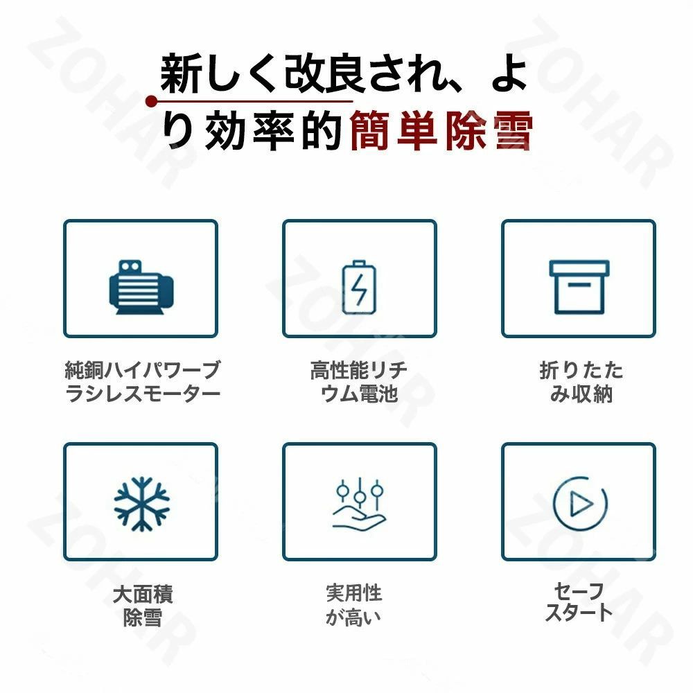 【2年品質保証】除雪機 コードレス 電動除雪機 充電式 家庭用 雪かき機 スノーブロ...
