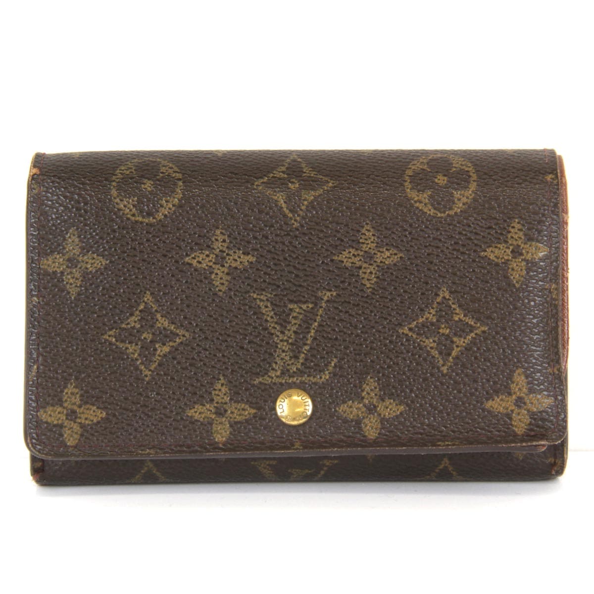 『USED』 LOUIS VUITTON ルイ・ヴィトン ポルトモネビエ・トレゾール M61730 二つ折り財布 モノグラムキャンバス モノグラム レディース