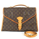 【ブランド】ルイ・ヴィトン(LOUIS VUITTON) 【型番・シリアル】ビバリー M51121/SL0923 【素材】モノグラムキャンバス 【重量】1100g【カラー】モノグラム 【サイズ】W39cm×H26cm×D11cmハンドル20cmショルダー100cm ※平置き、外寸最大部分を計測。多少の誤差はお許しください。 【仕様】 開閉式：ベルト金具 内側：ファスナーポケットx1 【付属品】ショルダーストラップ 【商品管理番号】4945220910845a 【ランク表示・説明】Bランク 表面：キズ、スレ、凹み 形状：型崩れ コーナー：亀裂 内側：亀裂、凹み、染み におい：古い匂い、カビ 金具部分：キズ、くすみ 状態コメント：凹み、保管臭、角スレや内側にシミや割れなど全体的に使用感がございます。 ≪当店の写真≫ 写真は光源、カメラ・パソコン環境により色合いに若干の差異があることをご理解ください。 ≪備考≫※ご希望の商品をお届け出来るよう、厳重な在庫管理をしておりますが、店舗での販売も行っているため、タイミングによってはご注文いただいた商品が店頭にて売り切れている可能性がございます。 ※店頭での展示中に若干の傷や汚れが付いてしまっている可能性がございます。ご了承ください。ブランドルイ・ヴィトン(LOUIS VUITTON) 型番・シリアルビバリー M51121/SL0923 ライン 素材 モノグラムキャンバス 重量1100g カラーモノグラム サイズ W39cm×H26cm×D11cmハンドル20cmショルダー100cm※平置き、外寸最大部分を計測。多少の誤差はお許しください。 仕様 開閉式：ベルト金具 内側：ファスナーポケット x 1 付属品ショルダーストラップ 商品管理番号4945220910845a 当店の写真写真は光源、カメラ・パソコン環境により色合いに若干の差異があることをご理解ください 備考※ご希望の商品をお届け出来るよう、厳重な在庫管理をしておりますが、店舗での販売も行っているため、タイミングによってはご注文いただいた商品が店頭にて売り切れている可能性がございます。 ※店頭での展示中に若干の傷や汚れが付いてしまっている可能性がございます。ご了承ください ランク表示説明 B 表面：キズ、スレ、凹み 形状：型崩れ コーナー：亀裂 内側：亀裂、凹み、染み におい：古い匂い、カビ 金具部分：キズ、くすみ 状態コメント：凹み、保管臭、角スレや内側にシミや割れなど全体的に使用感がございます。 ランク表示の見方 【N】　新品同様の未使用品 【NS】　保管中の軽い擦れなどのある新古品 【S】　数回使用した程度の超美品 【SA】　僅かに使用感があるがとてもきれいな状態のお品 【A】　少しの使用感があり、目立たない汚れや擦れはあるがきれいな状態のお品 【AB】　比較的きれいだが部分的に使用感のある状態のお品(B寄りのA) 【BA】　使用感がやや目立つが比較的きれいな状態のお品(A寄りのB) 【B】　使用感があり傷や汚れがやや目立つが、まだまだ使用できる状態のお品 【BC】　かなり使用感が目立つが使用に大きく差し支えるダメージの無い状態のお品 【C】　汚れや変色がひどく状態が良くないが、故障や破れは無い状態のお品 【CW】　全体的に状態がよくなく、ダメージが目立つが使用はできる状態のお品 【W】　全体的に状態が悪く、動作不良や破れなどがある状態のジャンク品 ※当店独自の基準となります。目安としてご覧ください。