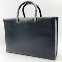 【美品】 GUCCI グッチ 2WAY バンブー ビジネスバッグ トートバッグ バッグ ピッグスキンレザー ブラック 黒 レディース メンズ 002・1034 USED 【中古】