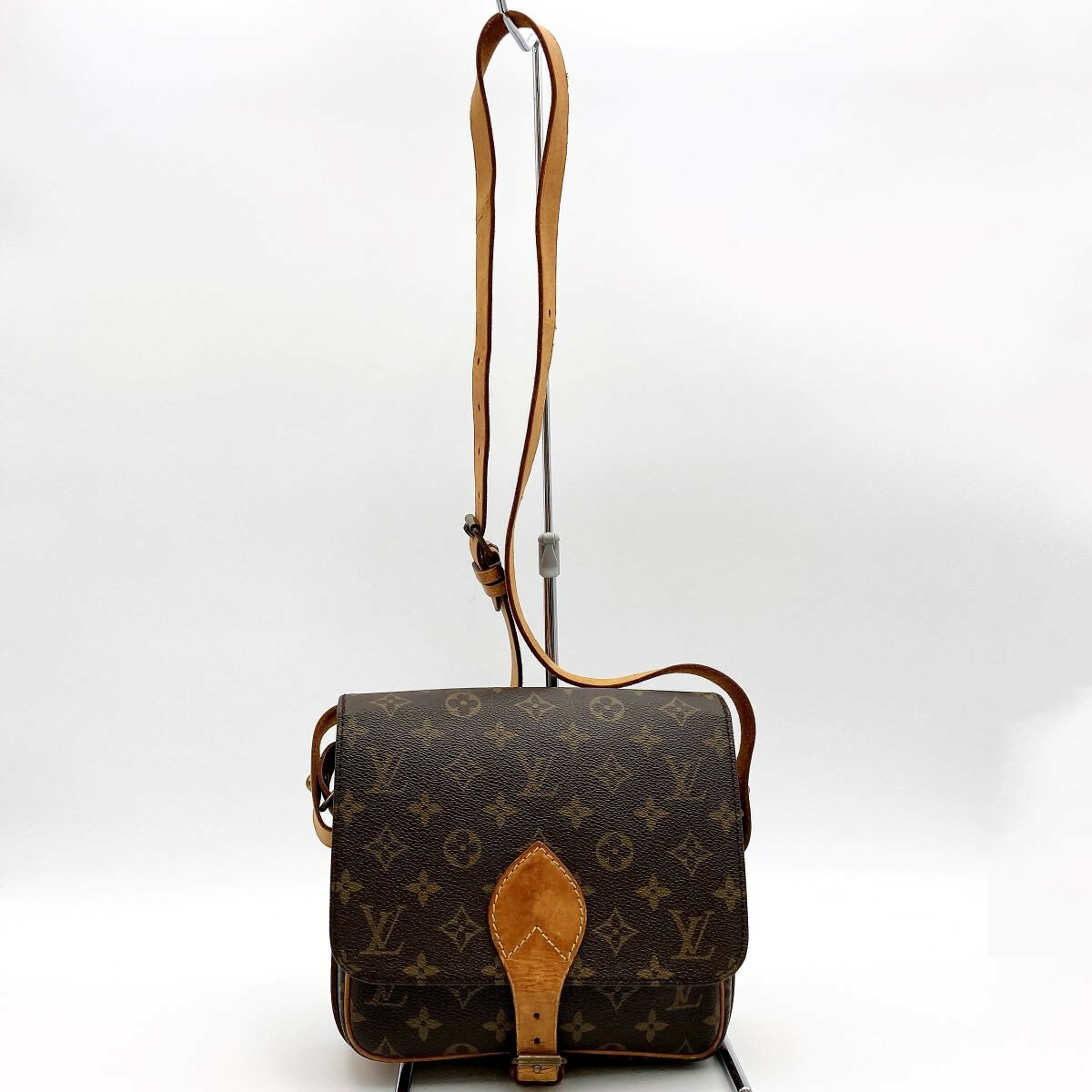 LOUIS VUITTON CEBg JgVG[MM mO x^ V_[obO ΂ߊ| obO uE PVC fB[X M51253 USED yÁz