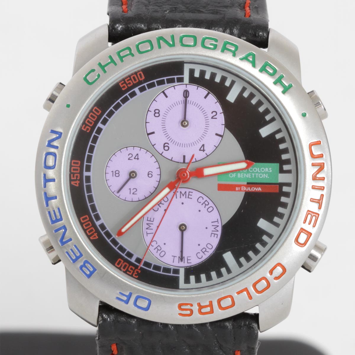 美品『USED』 BENETTON BENETTON byBULOVA クロノグラフ BN203 腕時計 クォーツ レディース【中古】