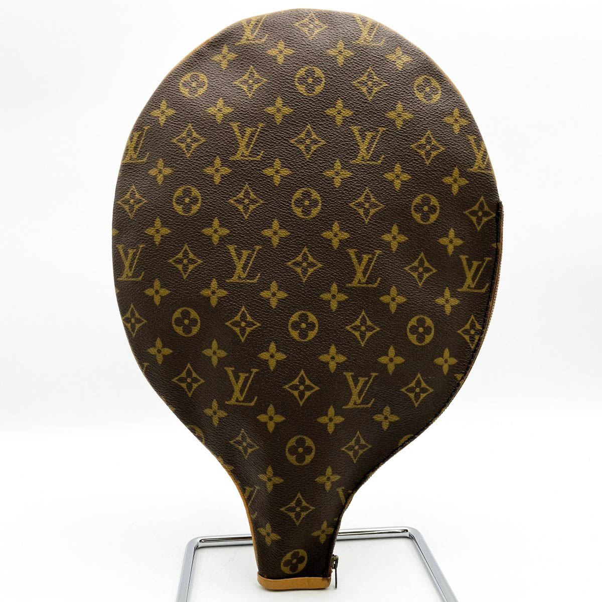 LOUIS VUITTON ルイ・ヴィトン ラケットカバー ラケットケース モノグラム スポーツ ブラウン PVC レディース メンズ ヴィンテージ レア 希少 中美品 USED 【中古】