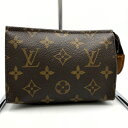 ルイ・ヴィトン M47546 ポッシュトワレット15 ポーチ ブラウン モノグラムキャンバス レディース ウィメンズ LOUIS VUITTON【中古】