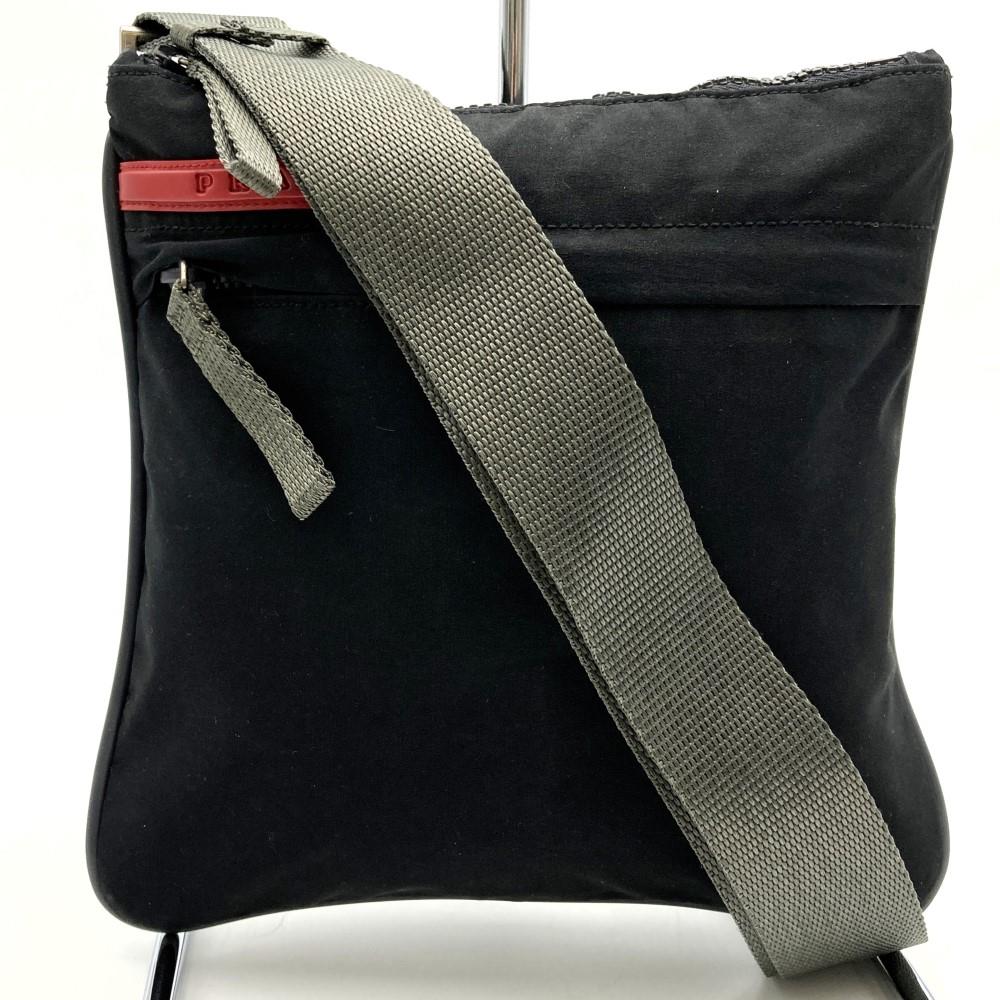 PRADA sport ショルダーバッグ　ナイロン　ブラウン　グレー　ナイロン PRADA sport ショルダーバッグナイロンブラウングレーナイロン