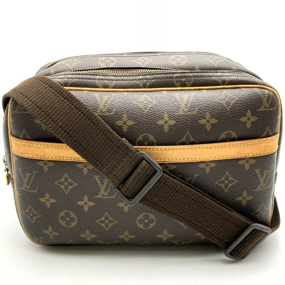 乐天商城 - LOUIS VUITTON ルイ・ヴィトン M45254 リポーターPM ショルダーバッグ 斜め掛け ブラウン 茶色 モノグラム PVC レディース ファッション【中古】