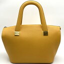 CELINE セリーヌ MC97 2 ハンドバッグ 2WAY ショルダーバッグ イエロー 黄色 レザー レディース ウィメンズ ファッション 【中古】
