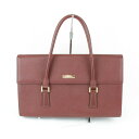 良品『USED』 BURBERRY バーバリー ハンドバッグ レザー レッド レディース【中古】