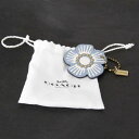 美品『USED』 COACH コーチ キーホルダー ラバー/レザー ライトブルー レディース【中古】(4)