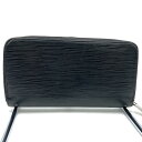 LOUIS VUITTON ルイ・ヴィトン ジッピーウォレット ラウンド長財布 エピレザー ブラック 黒 ノワール M60072 レディース ファッション【中古】