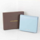 美品『USED』 LUCIANNA 二つ折り財布 レザー ブルー レディース【中古】