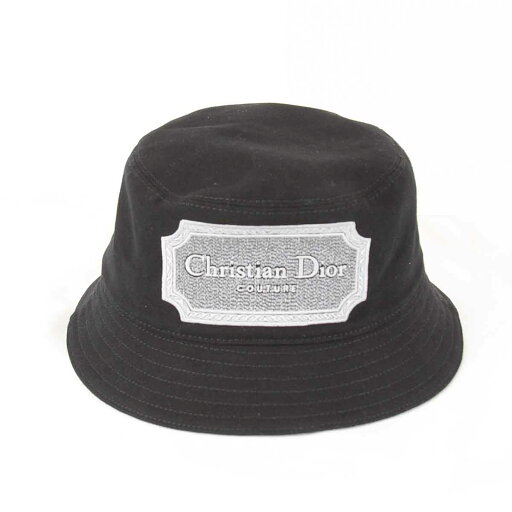 美品『USED』 Christian Dior クリスチャンディオール バケットハット サイズL ハット コットン/レーヨン /ポリエステル ブラック レディース【中古】 美品『USED』 Christian Dior クリスチャンディオール バケットハット サイズL ハット コットン/レーヨン /ポリエステル ブラック レディース【中古】