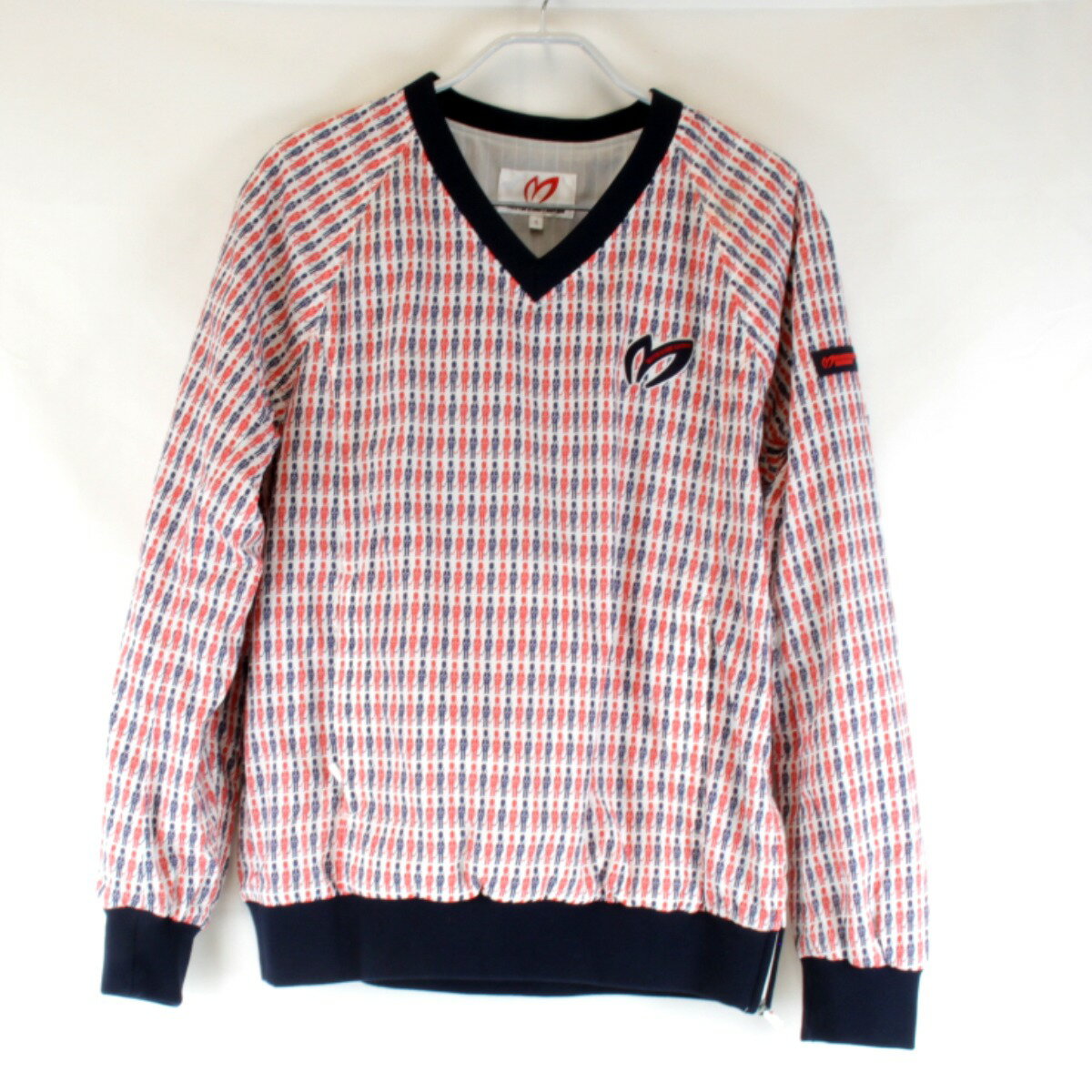 美品『USED』 MASTER BUNNY EDITION 総柄 サイズ1 その他トップス ナイロン レッド レディース【中古】