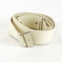 『USED』 BURBERRY バーバリー ベルト キャンバス/レザー ベージュ レディース【中古】
