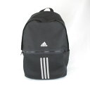 美品『USED』 adidas アディダス リュック・デイパック ポリエステル ブラック レディース【中古】