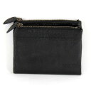 『USED』 Guess ゲス 二つ折り財布 レザー ブラック レディース【中古】