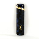 ジャンク『動作未確認』 SAINT LAURENT サンローラン マーブル柄 ライター ブラック レディース【中古】