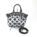 美品『USED』COACH【コーチ】 18604 マディソンオプアート 2way ハンドバッグ キャンバス レディース(4)