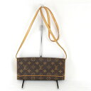 『USED』 LOUIS VUITTON ルイ・ヴィトン ポシェットツイン M51854 ショルダーバッグ モノグラムキャンバス ブラウン レディース【中古】