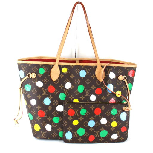 美品『USED』 LOUIS VUITTON ルイ・ヴィトン LV×YK ネヴァーフルMM ポーチ付き M46381 ショルダーバッグ モノグラムキャンバス ブラウン レディース【中古】 美品『USED』 LOUIS VUITTON ルイ・ヴィトン LV×YK ネヴァーフルMM ポーチ付き M46381 ショルダーバッグ モノグラムキャンバス ブラウン レディース【中古】