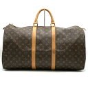 LOUIS VUITTON ルイ・ヴィトン キーポル55 M41424 ボストンバッグ ブラウン 茶 モノグラムキャンバス メンズ レディース ファッション ブ...