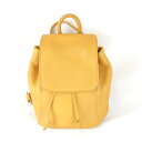 良品『USED』COACH コーチ 4925 リュック・デイパック イエロー レザー レディース(4)