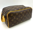 \美品/LOUIS VUITTON ルイ・ヴィトン ドップ・キット M46764 セカンドバッグ モノグラム ブラウン 茶 メンズ|詳細画像