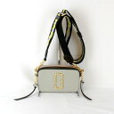 美品『USED』 MARC JACOBS マークジェイコブス スナップショット ショルダーバッグ レザー ブラウン レディース【中古】