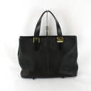 『USED』 BURBERRY バーバリー ノバチェック ハンドバッグ レザー ブラック レディース ハイブランド【中古】
