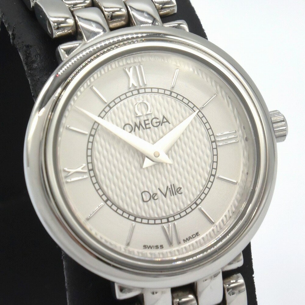 OMEGA オメガ De Vill﻿e デ・ヴィル 7574.31 デビル 腕時計 クオーツ 電池式 シルバー レディース