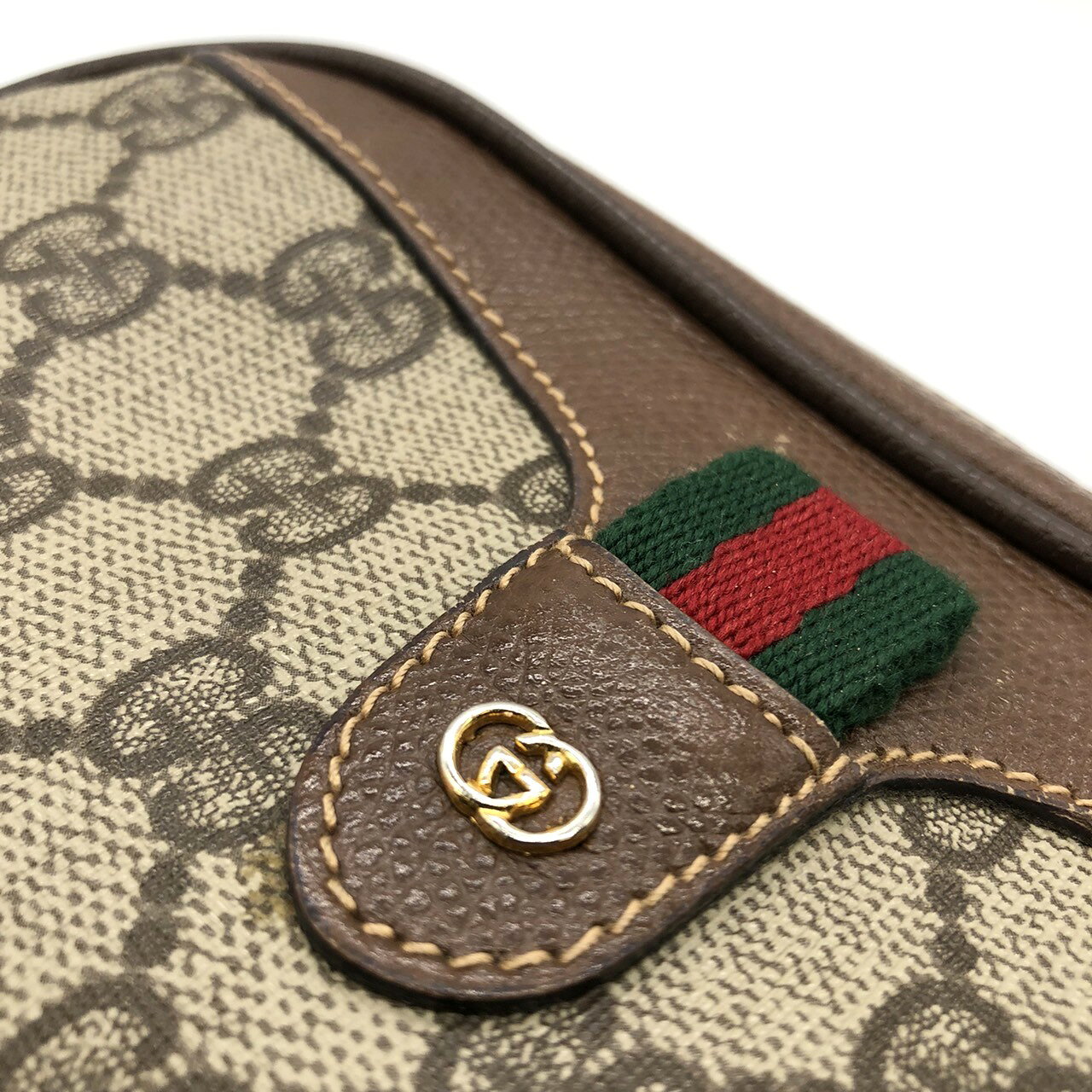 GUCCI オールドグッチ 007 754 6112 ショルダーバッグ シェリーライン GGスプリームキャンバス レザー レディース【中古】 3